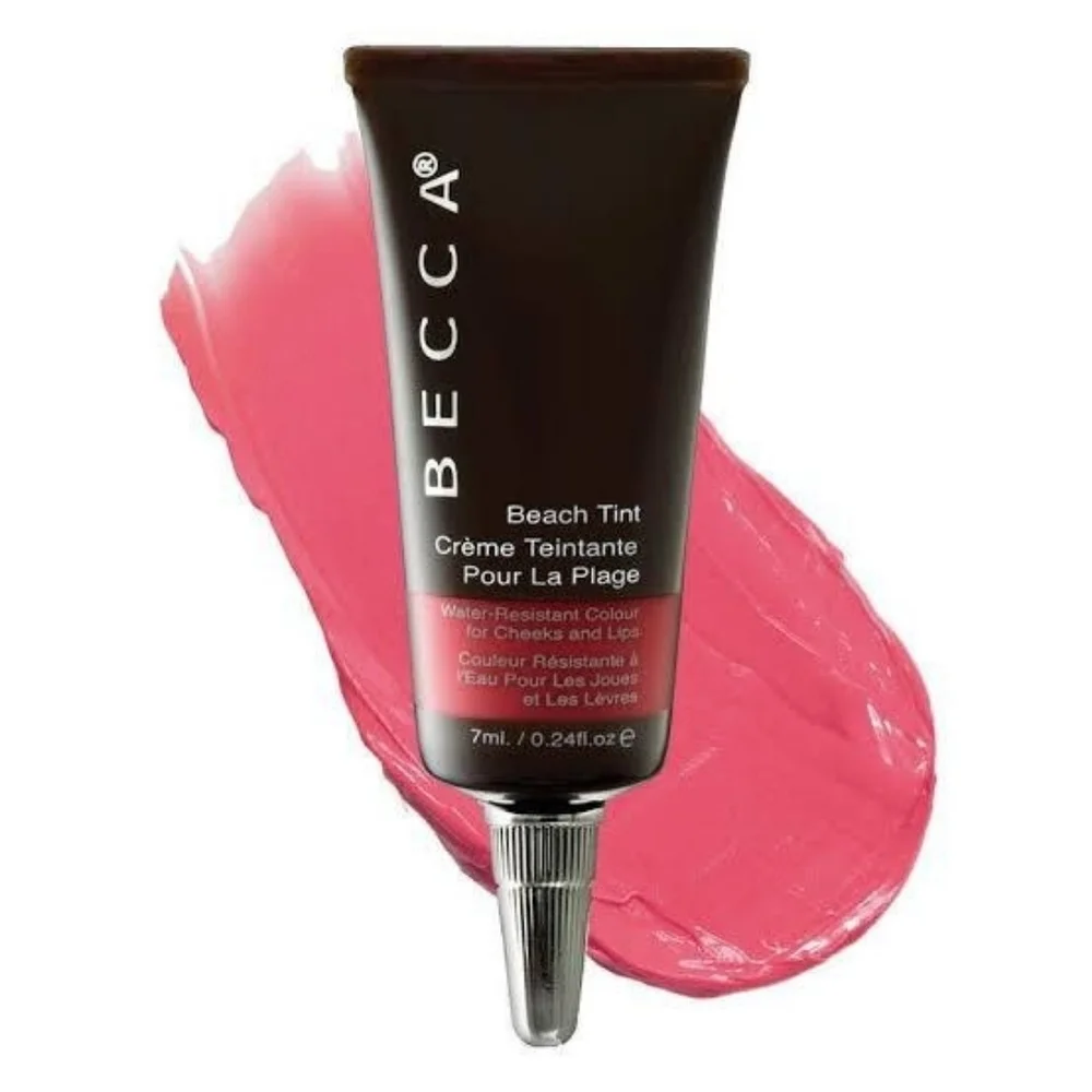 BECCA Beach Tint Grapefruit Pink For Lips And Cheeks New Water Resistant